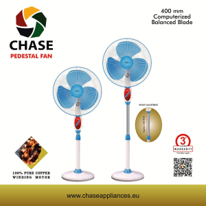 Chase Stand Fan-Made in India 100% Pure Copper-3 Yrs Warranty