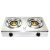 CG 2 BURNER GAS STOVES Square Blaze SS